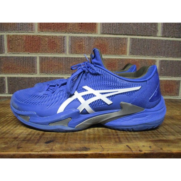 Asics Mens Court FF 3 Blue 1041A370 Tennis Shoes Sneakers Size 6.5
